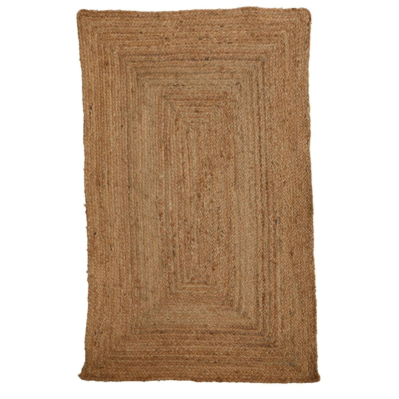 Handmade Braided Natural Fiber Beacon Natural Jute Rug 3x5' - Nearly Natural - The Fox Decor