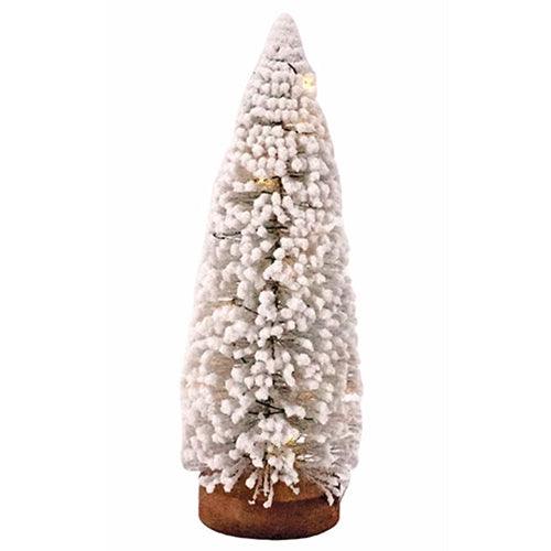 Lg Flocked Bottle Brush Tree - The Fox Decor