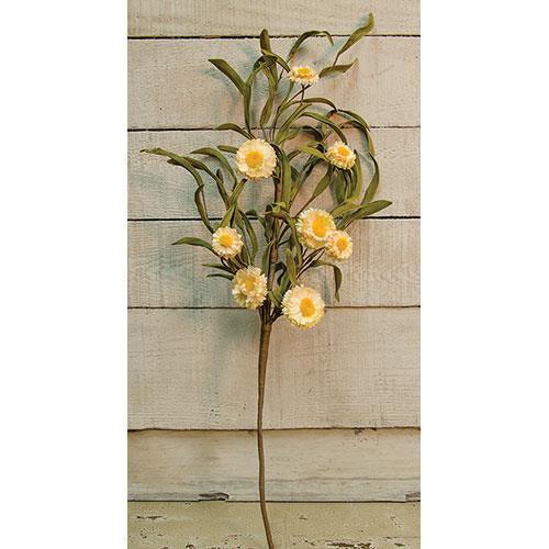 Country Carnation Spray - Ivory - The Fox Decor
