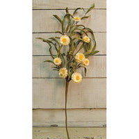 Country Carnation Spray - Ivory - The Fox Decor
