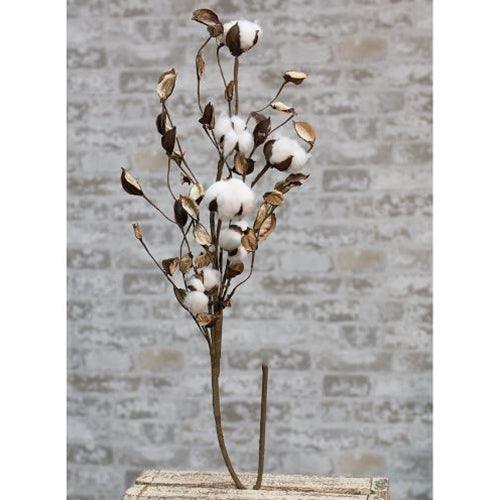 Cotton Branch w Shells 30 - The Fox Decor