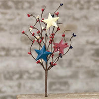 Americana Pip Pick w White Stars 12 - The Fox Decor