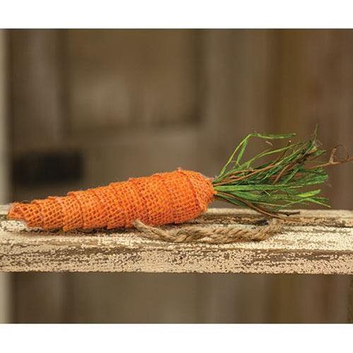 Burlap Carrot Ornament - The Fox Decor