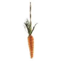 Burlap Carrot Ornament - The Fox Decor