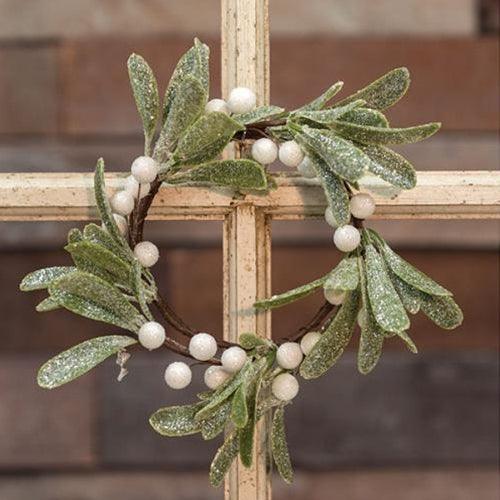 Frosted Mistletoe Ring 4 - The Fox Decor