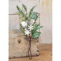 White Christmas Spray 26 - The Fox Decor