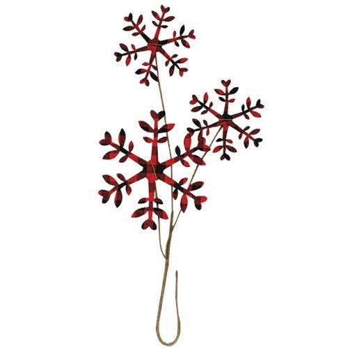Buffalo Gingham Snowflake Pick 14 - The Fox Decor