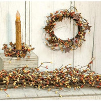Pip Berry Ring With Stars Pumpkin Spice 2 - The Fox Decor