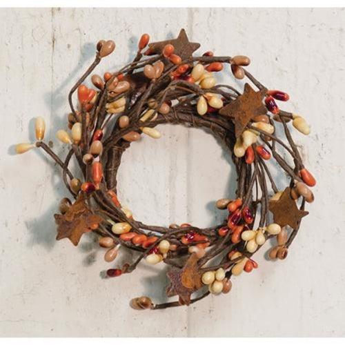 Pip Berry Ring With Stars Pumpkin Spice 2 - The Fox Decor