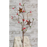 Red Green Pip & Star Pick 12 - The Fox Decor