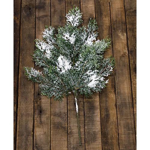 Snowy Cedar Spray 18 - The Fox Decor