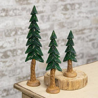 Resin Carved Alpine Tree 9 - The Fox Decor