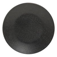 6 Black Plate No Rim - The Fox Decor