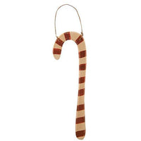 Wood Candy Cane Ornament - The Fox Decor