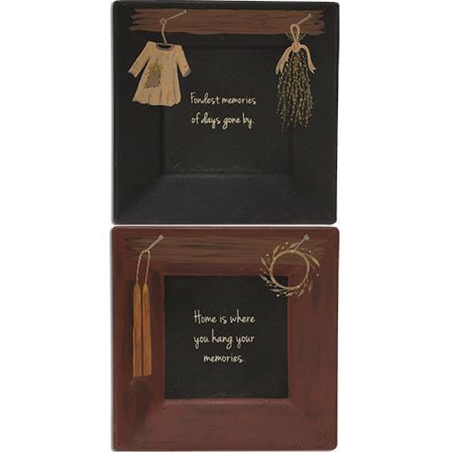 Fondest Memories Plate - 2 Asstd - The Fox Decor