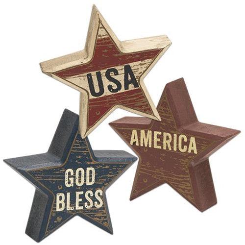 USA Star Sitter 3 Asstd - The Fox Decor
