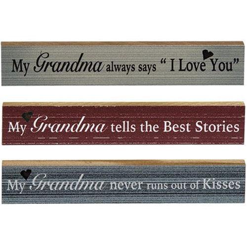 Grandma Mini Stick 3 Asstd - The Fox Decor