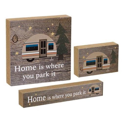 3 Set Camper Blocks - The Fox Decor