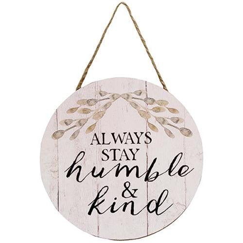 Humble & Kind Wall Hanger 3 Asstd - The Fox Decor