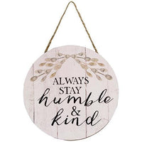 Humble & Kind Wall Hanger 3 Asstd - The Fox Decor