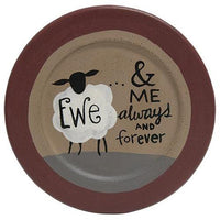 Love Ewe Plate 2 Asstd - The Fox Decor