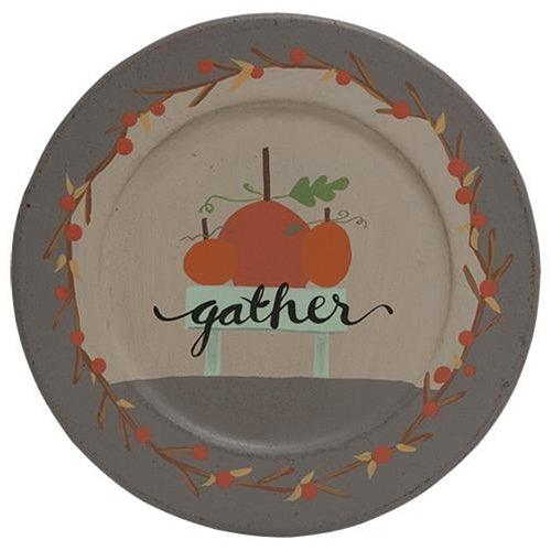 Gathered Around the Table Plate 3 asstd - The Fox Decor