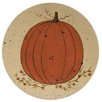 Classic White Pumpkin Plate 3 asstd - The Fox Decor