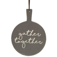 Farmhouse Cutting Board Ornament 3 asstd - The Fox Decor