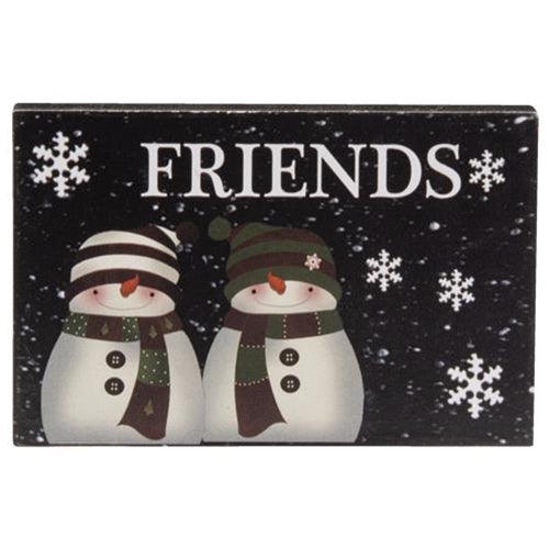 2 Set Friends Make Life Merrier Blocks - The Fox Decor