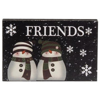 2 Set Friends Make Life Merrier Blocks - The Fox Decor