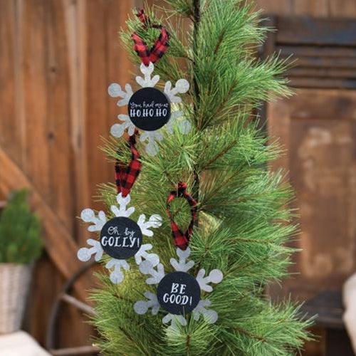 You Had Me At Ho Ho Ho Ornament 3 asstd - The Fox Decor