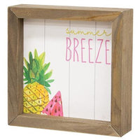 Hello Sunshine Two-Sided Framed Sign - The Fox Decor