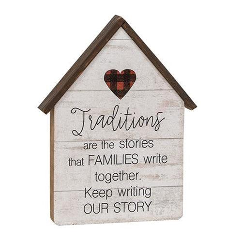 Merry Be Buffalo Check Heart House 2 Asstd - The Fox Decor