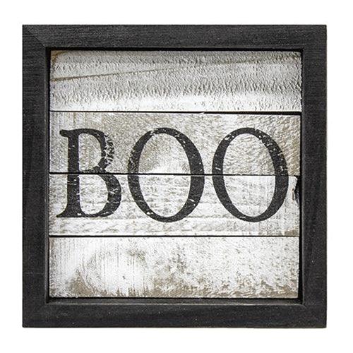 Boo Shiplap Box Sign - The Fox Decor