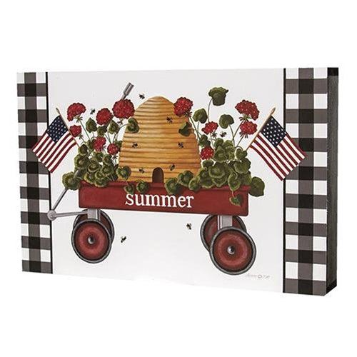 Summer Wagon Box Sign - The Fox Decor
