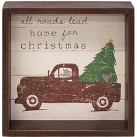 Joy To The World Box Sign 2 Asstd - The Fox Decor