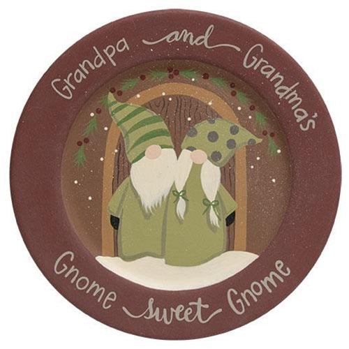 Gnome Sweet Gnome Plate - The Fox Decor