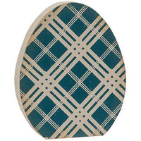 3 Set Chunky Blue Patterned Egg Sitters - The Fox Decor