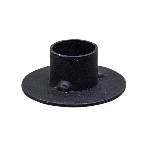 Circle Taper Holder - Black - The Fox Decor