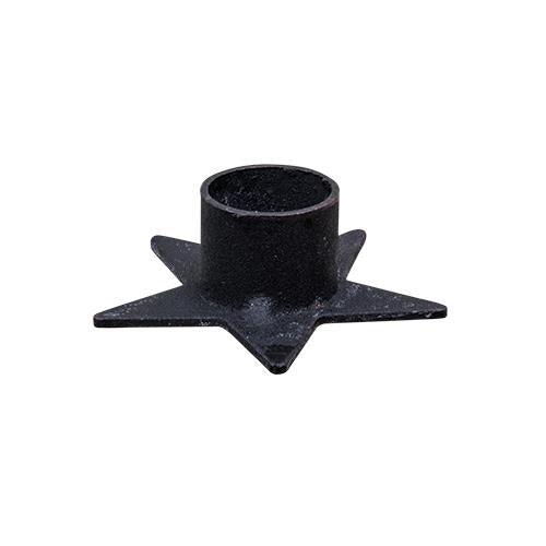 Black Star Taper Holder - The Fox Decor