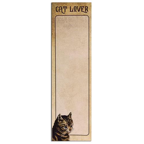 Cat Lover Long Notepad - The Fox Decor