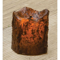 Mini Burnt Mustard Drip Timer Votive - The Fox Decor