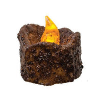 Flicker Burnt Mustard Timer Tealight - The Fox Decor