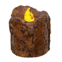 Burnt Mustard Mini Dripped Timer Votive - The Fox Decor