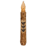 Three Bees Burnt Ivory Timer Taper 6 - The Fox Decor