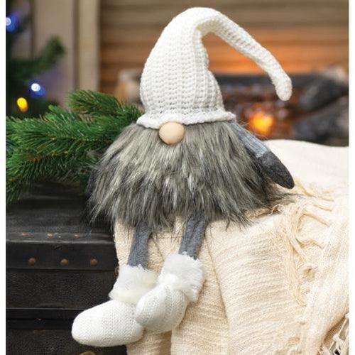 Cream Knit Dangle Legs Gnome - The Fox Decor