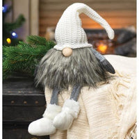 Cream Knit Dangle Legs Gnome - The Fox Decor