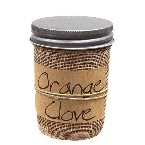 Orange Clove Jar Candle 8oz - The Fox Decor