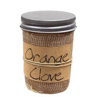Orange Clove Jar Candle 8oz - The Fox Decor