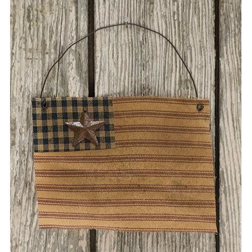 Fabric Flag Ornament - The Fox Decor
